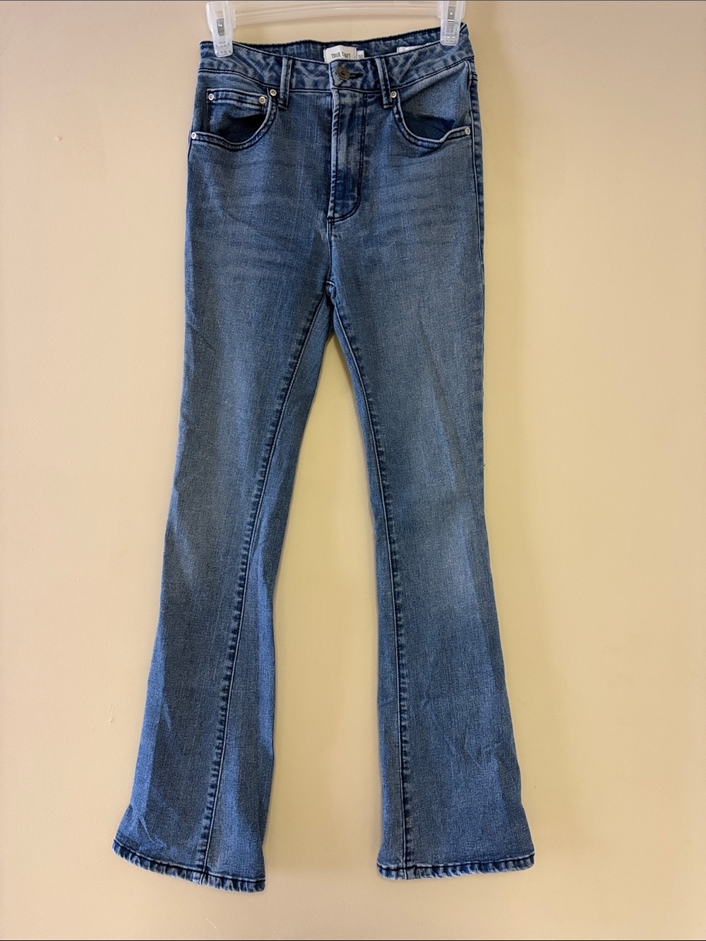 True Craft Medium Blue Flare Jeans